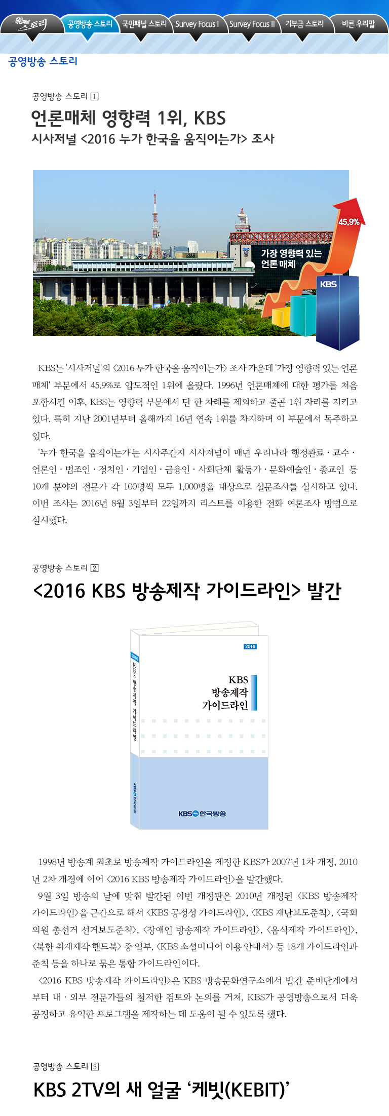 국민패널 - 공영방송 스토리